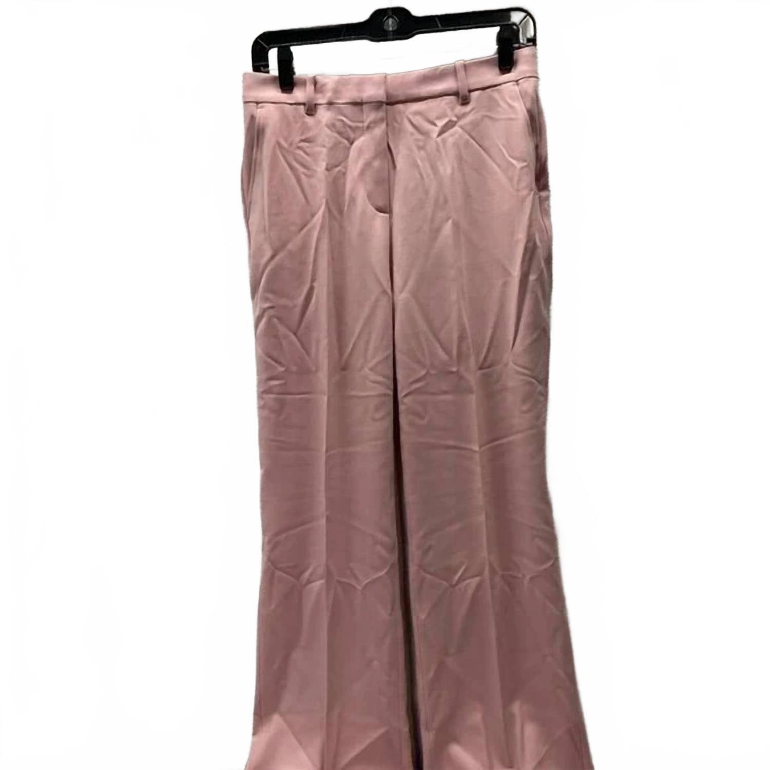 New The Kooples Women’s Wool-Blend Suit Trousers In Pink